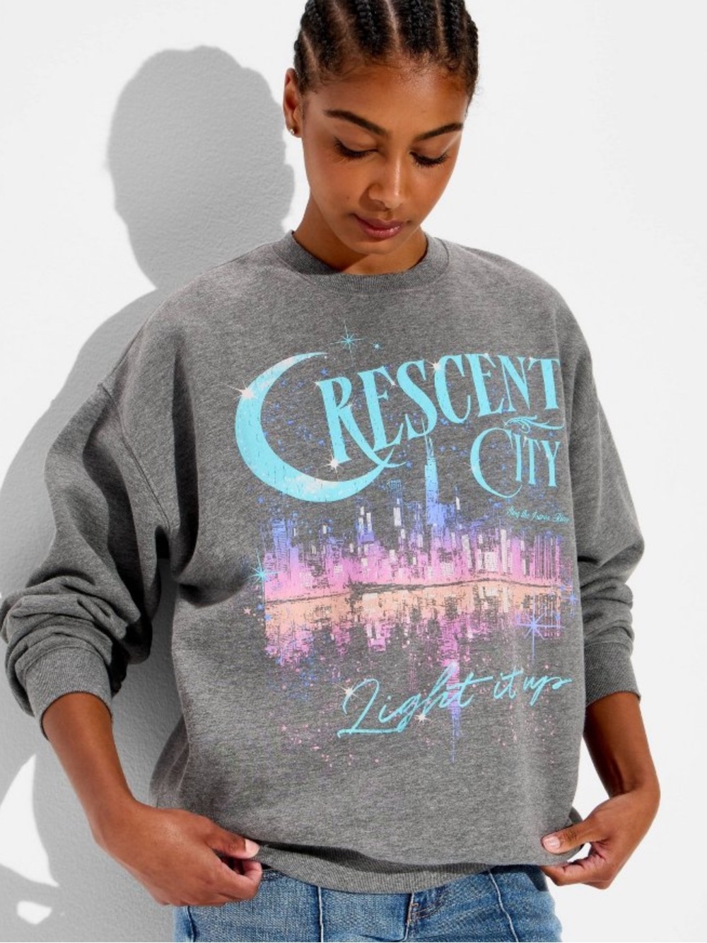 Crescent City Sweatshirt Size L Large Sarah J. Maas